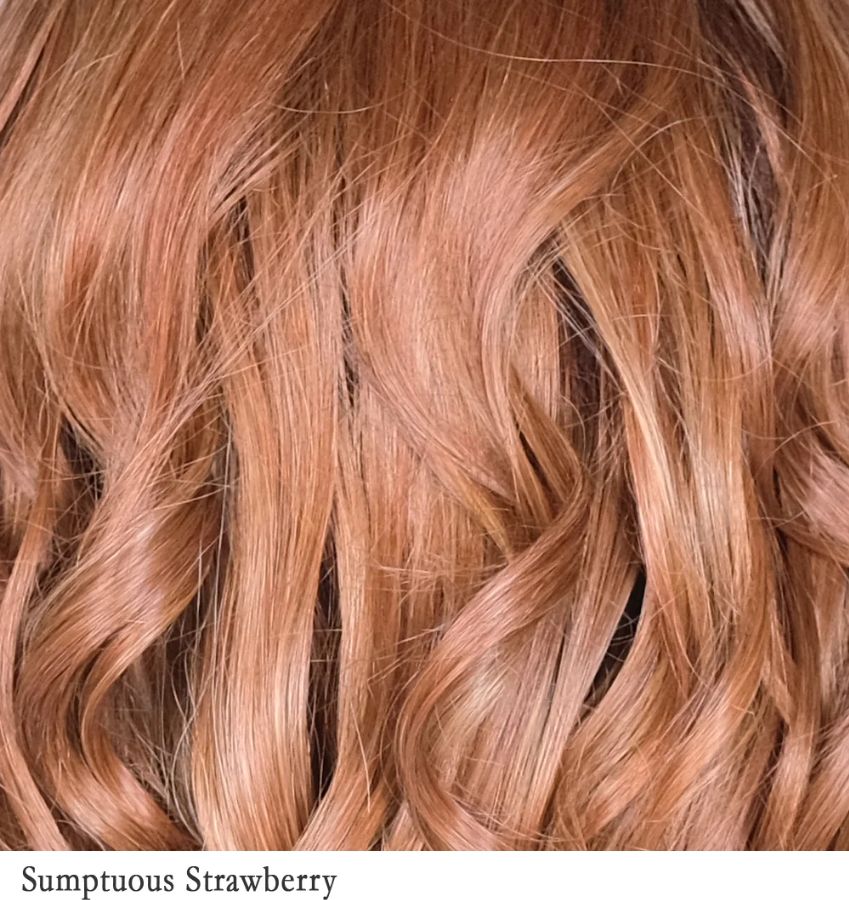 Belle Tress Ultimate Hand-Tied Lace Front Topper 12 - Sumptuous Strawberry color