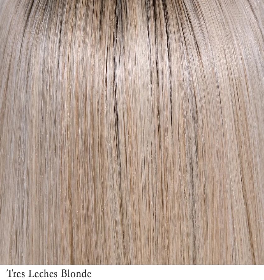 Belle Tress Lace Front Mono Top Wave 18 - Tres Leches Blonde color